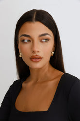 Glowing Earrings Gold