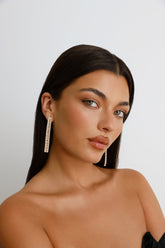Homecoming Queen Earrings Gold