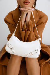 Fashionably Late Bag White