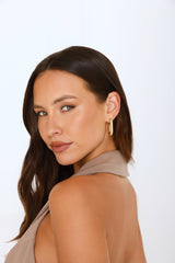 Coral Bliss Earrings Gold