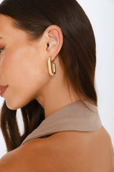 Coral Bliss Earrings Gold