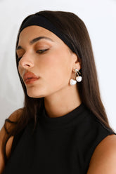 Pearl Cherries Earrings Gold