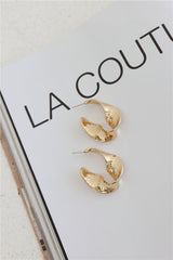 18k Gold Plated Viva Hoop Earrings Gold