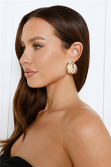 Diva Style Earrings Gold