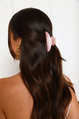 For The Bride Claw Clip Pink
