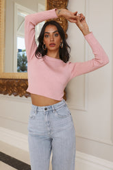 Fairy Floss Dreams Knit Top Pink