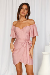Me Gustas Tu Dress Blush