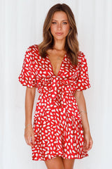 Dainty Dreams Dress Red
