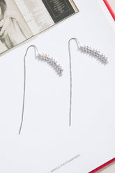925 Silver Saffira Earrings Silver