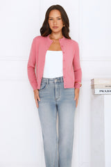 Cardi Season Long Sleeve Cardigan Pink