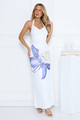 Dear Dahlia Maxi Dress White