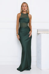 Captivating Smile Maxi Dress Green