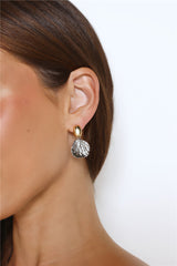 Beach Side Earring Gold Silver