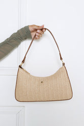 Josee Bag Natural Raffia Gold
