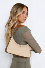 Josee Bag Natural Raffia Gold