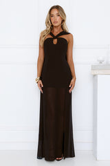 Dressed To Perfection Maxi Dress Black