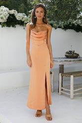 Golden Thoughts Maxi Dress Orange
