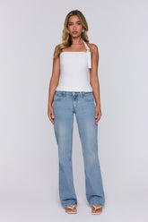 Good For You Halter Top White