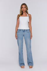 Good For You Halter Top White