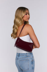 Kiah Bag Dark Cherry Patent Gold