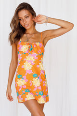 Fresh Lemonade Dress Orange