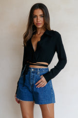 Peaches Crop Black