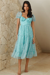 Amazing Smile Midi Dress Sage