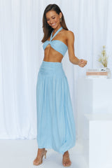 How I Like It Crop Blue