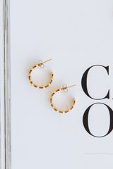 18K Gold Plated Union Of Ours Earrings Gold