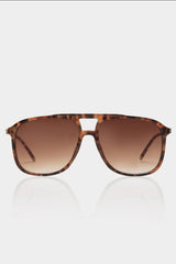 Elle Aviator Sunglasses Tort Brown