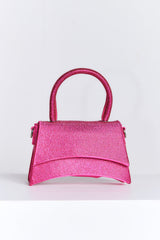 BILLINI Alana Cross Body Bag Pink Diamante