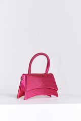 BILLINI Alana Cross Body Bag Pink Diamante