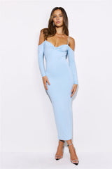 Her Muse Midi Dress Blue