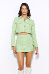 Classic Tweed Jacket Green