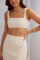 Endless Sunshine Crop Top Cream