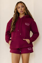 BASE Girls Club Slip On Hoodie Berry