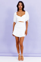Move To My Beat Dress White