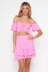 HELLO MOLLY Ariels Song Skirt Pink