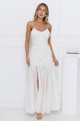 Dreamer's Delight Maxi Dress Cream