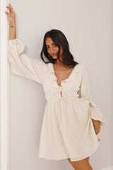 Be the Change Mini Dress Cream