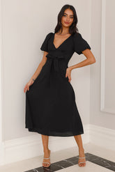 Not Of This World Midi Dress Black