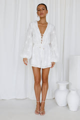 Feeling Special Romper White