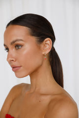 Crimson Earring Gold