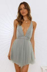 Lovely Cindy Dress Sage