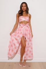 Drinks Flowing Skort Pink