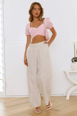 Lady Of Mine Crop Pink