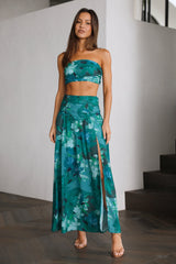 Biggest Wish Maxi Skirt Green