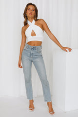 Bakers Delight Crop Top White