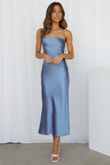 Memory Lanes Midi Dress Blue