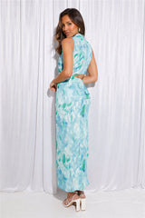 Ocean Odyssey Midi Dress Blue